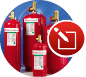 Проектирование автоматического газового пожаротушения