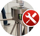 Монтаж турникетов, калиток, картоприемников и замков